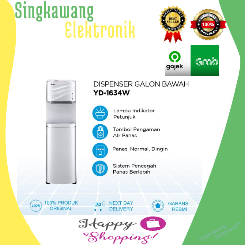 DISPENSER MIDEA YD 1634W RESMI MIDEA