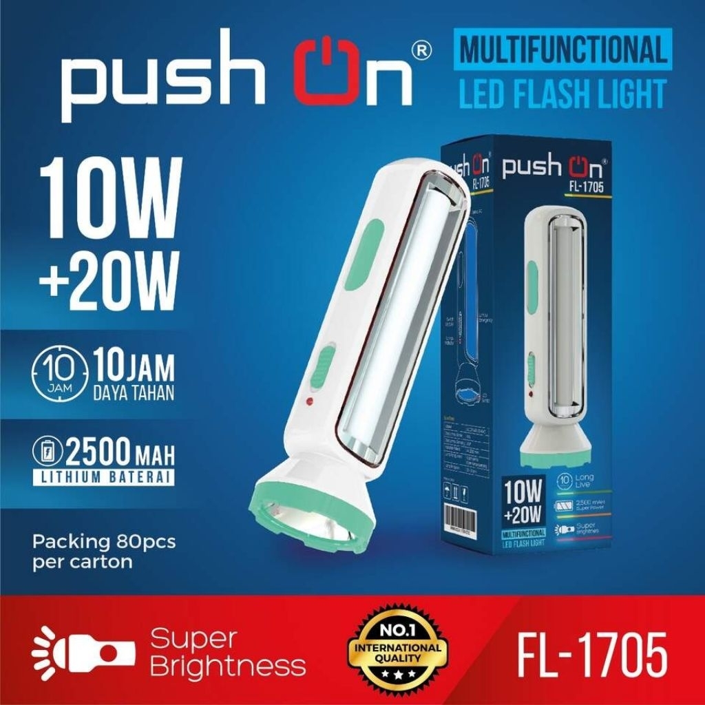 SENTER TANGAN PUSH ON TYPE FL-1705 | FL-7201 | FL-7100 | FL-7510