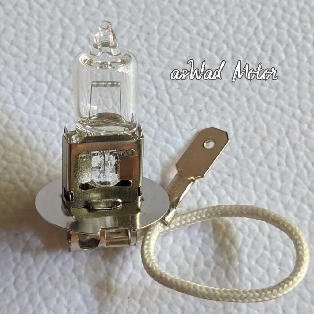 Bohlam Lampu H3 12V 55W Halogen Mobil Kabut Depan Super Terang Tembak Motor Foglamp Sorot Kuning Tru