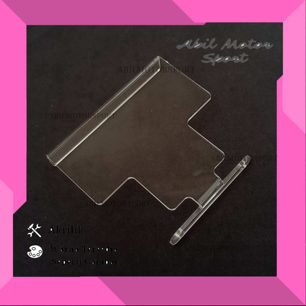 COVER PELINDUNG ACCU AKI MIO SPORTY 2003 - 2011 TUTUP AKI MIKA AKRILIK TRANSPARAN MOTOR MIO SPORTY P