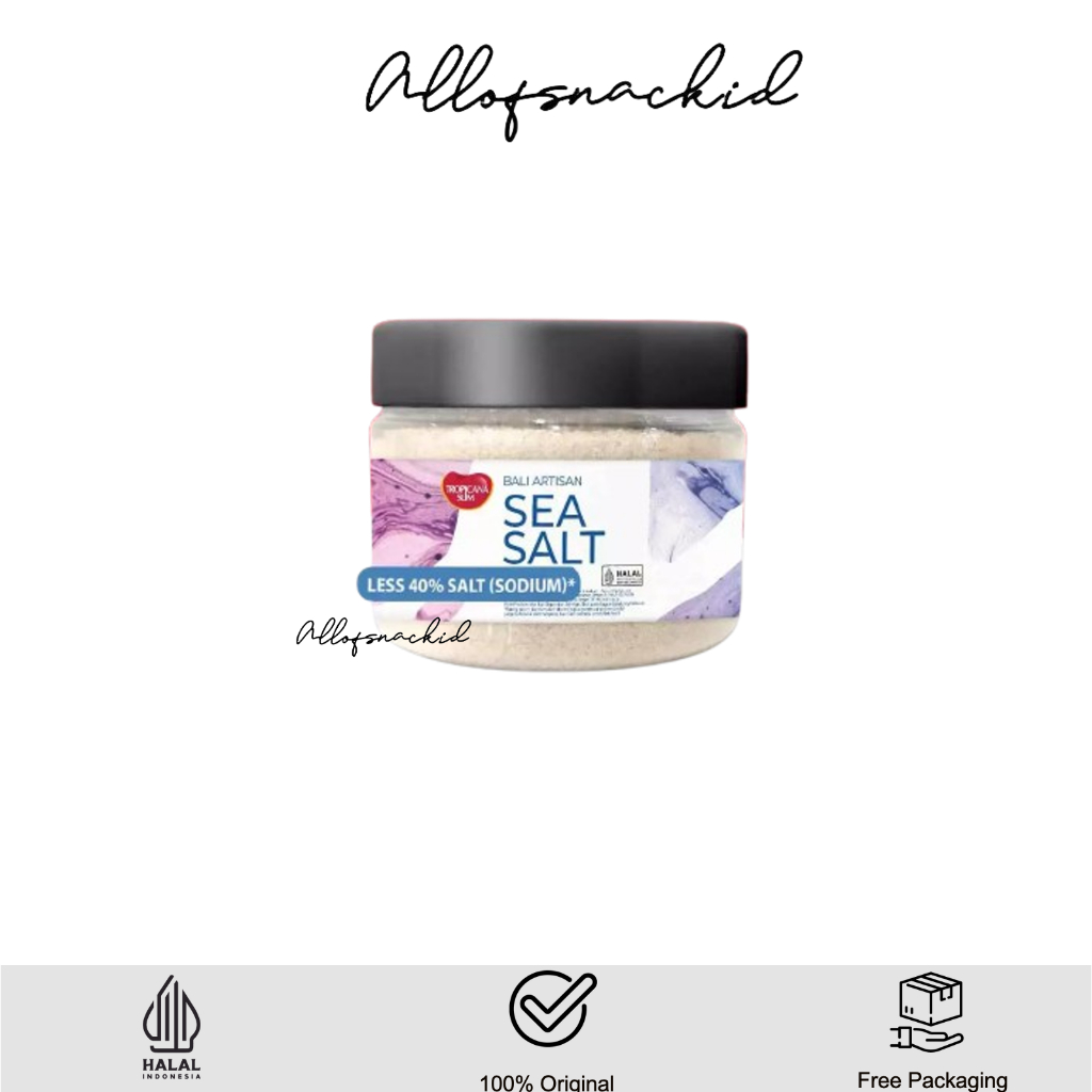 

Tropicana Slim - Bali Artisan Sea Salt - 300gr - Garam Bali