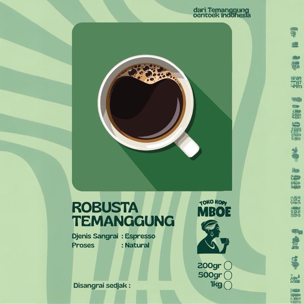 

Biji Bubuk Kopi Robusta Temanggung Full Robusta Asli
