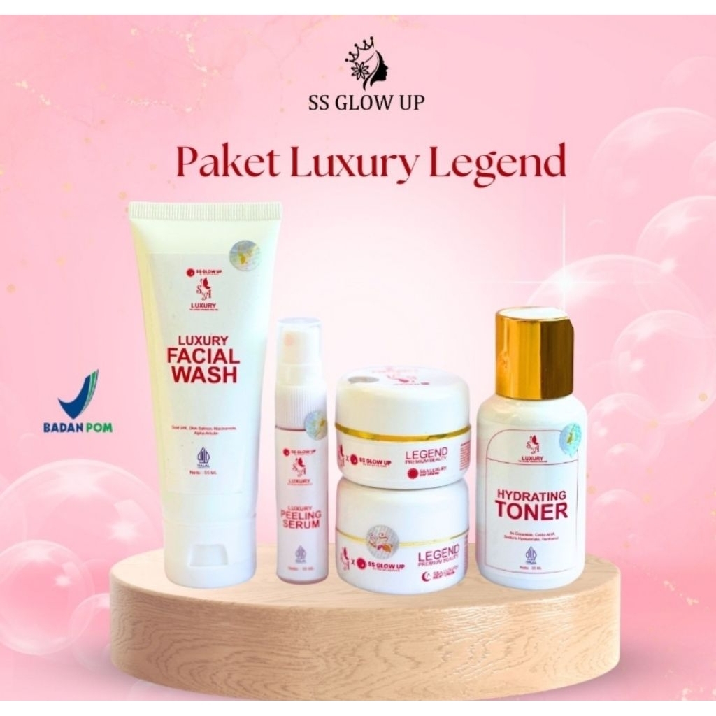 Paket Luxury Lagend Klinik Acne SS Glow Up BPOM by Sarah Sartika