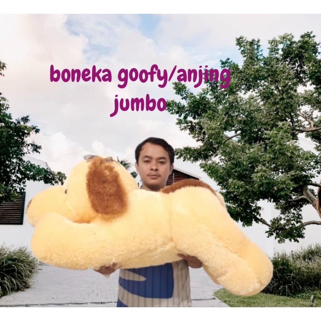 boneka goofy jumbo boneka anjing jumbo 1 meter