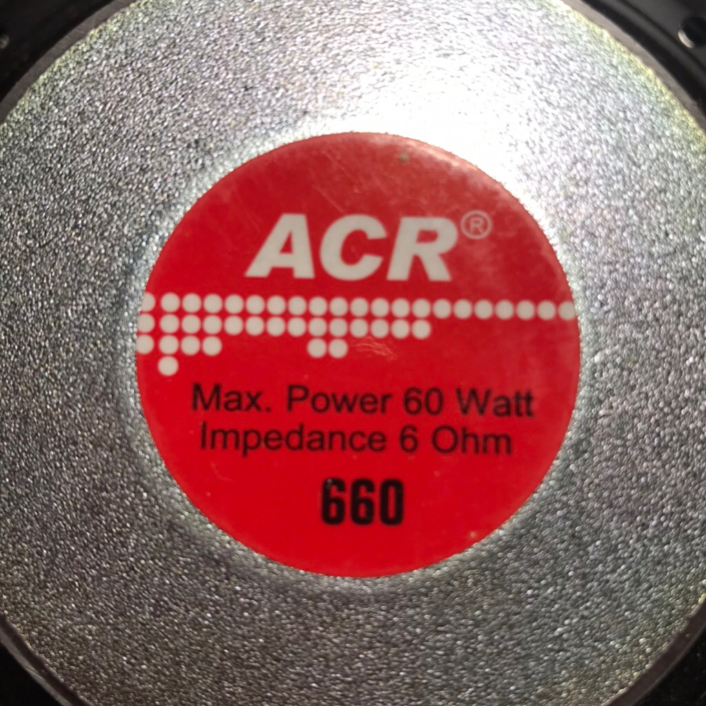 speaker 6 inch acr 660 woofer