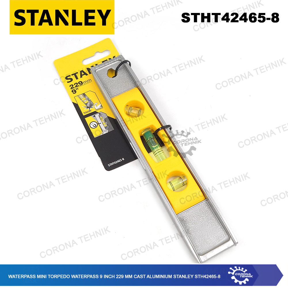 Stanley STHT42465-8 Waterpass Mini Torpedo Waterpass 9 inch 229 mm Cast Aluminium