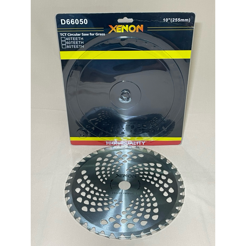 Pisau potong rumput bulat 10"x40T xenon / xenon mata pisau potong rumput bulat tct / 10"x40T xenon
