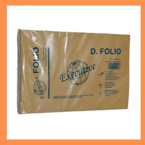 

Executive Amplop Coklat Folio (1 Pack Isi 100 Lembar)