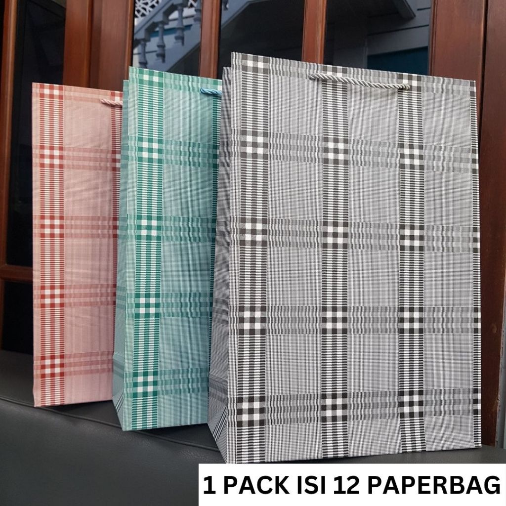 

[SD-KOTAK KOTAK 1 PACK ISI 12 PCS] PAPERBAG MOTIF UKURAN 33X25.5X12.5 TAS KADO ULANG TAHUN GOODIE BAG MOTIF