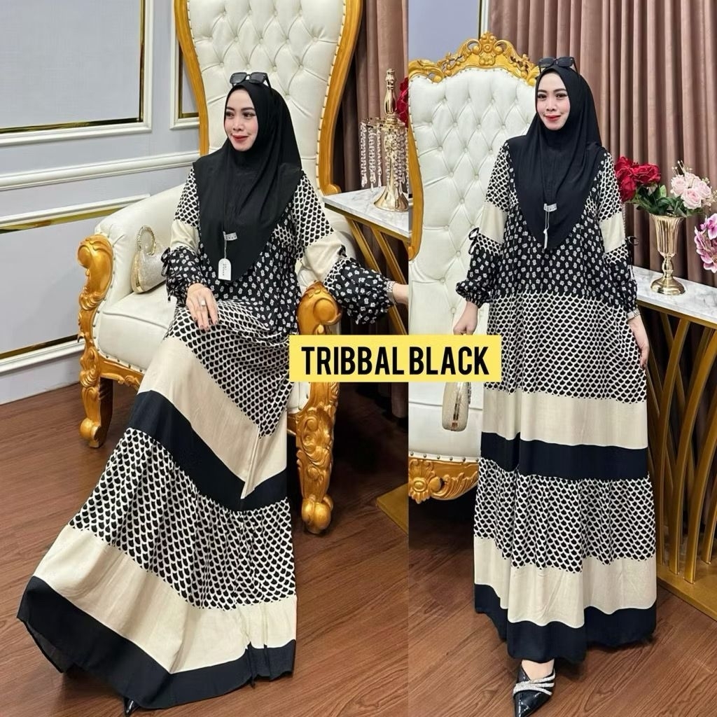 Set Hijab Audya #2 Dress Set Hijab Gamis Set Hijab Baju Syar'i Gamis Syar'i Fashion Muslim Busana Mu