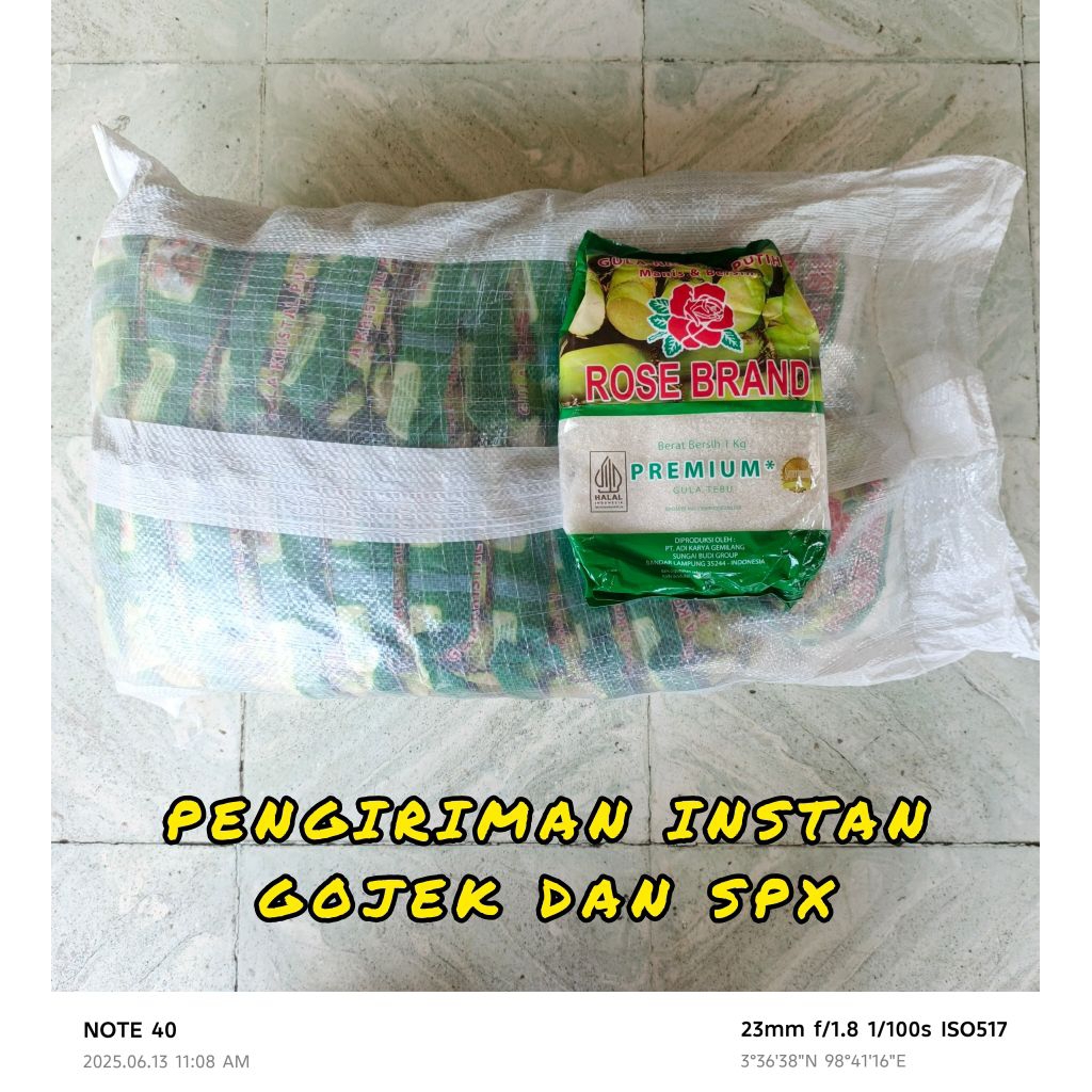 

ROSE BRAND 20BKS ~ GULA PREMIUM 1 KARUNG