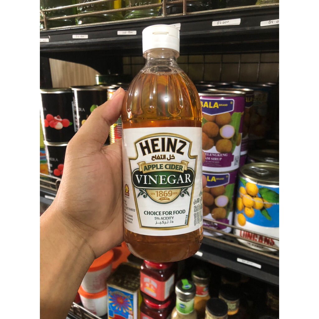 

Heinz Apple Cider Vinegar / Cuka Apel (473 ml)