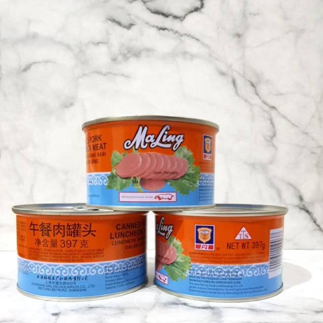 

TTS MaLing (PORK LUNCHEON MEAT NON Halal ) 395 Gram