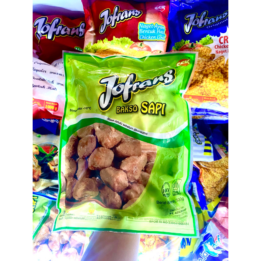 

JOFRANS Bakso Sapi 500gr / bakso sapi frozen
