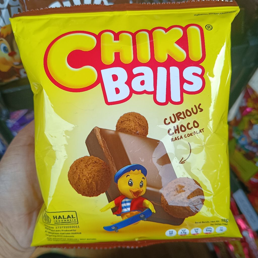 

chiki balls coklat