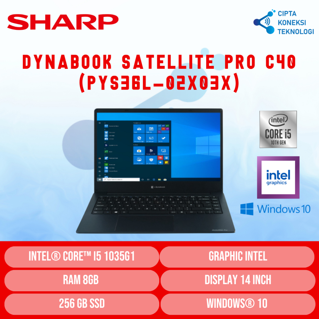 DYNABOOK SATELLITE PRO C40 PYS36L-02X03X