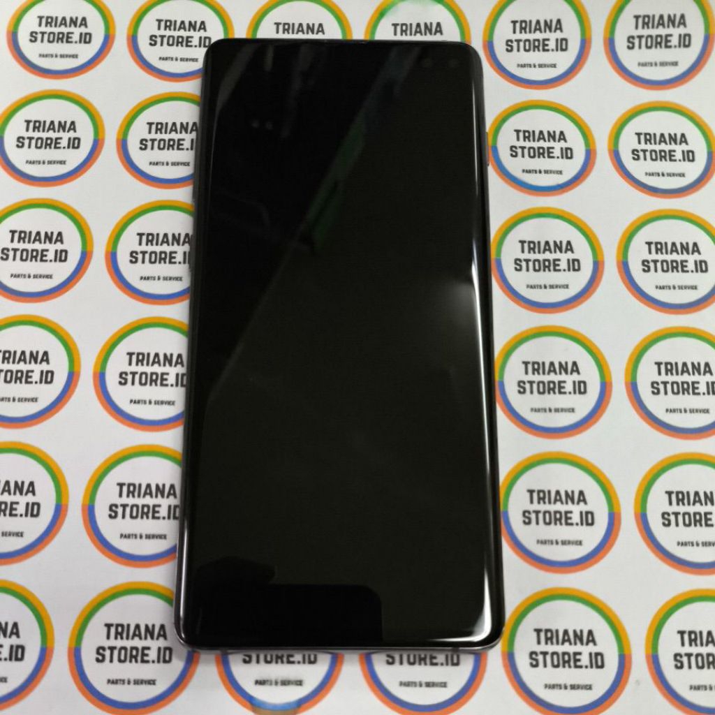 LCD fullset frame samsung S10+ S10 plus SM-G975 super amoled original cabutan normal
