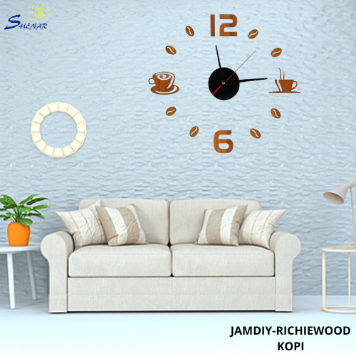 Jam Mini/Jam Dinding Kecil/Jam Dinding Mini 3D Giant Modern Clock,Shenar