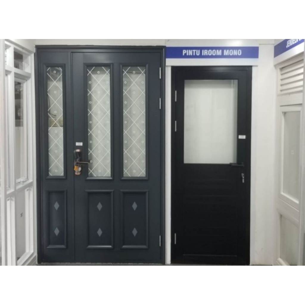 Pintu aluminium splus / aluminium door S-plus / Iroom mother & Son