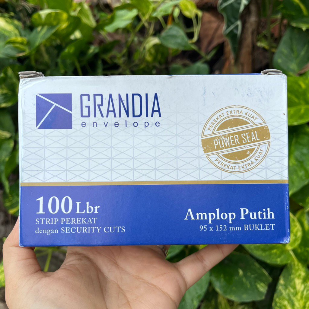 

Amplop Putih Polos Grandia 1 Box Isi 100 Lembar