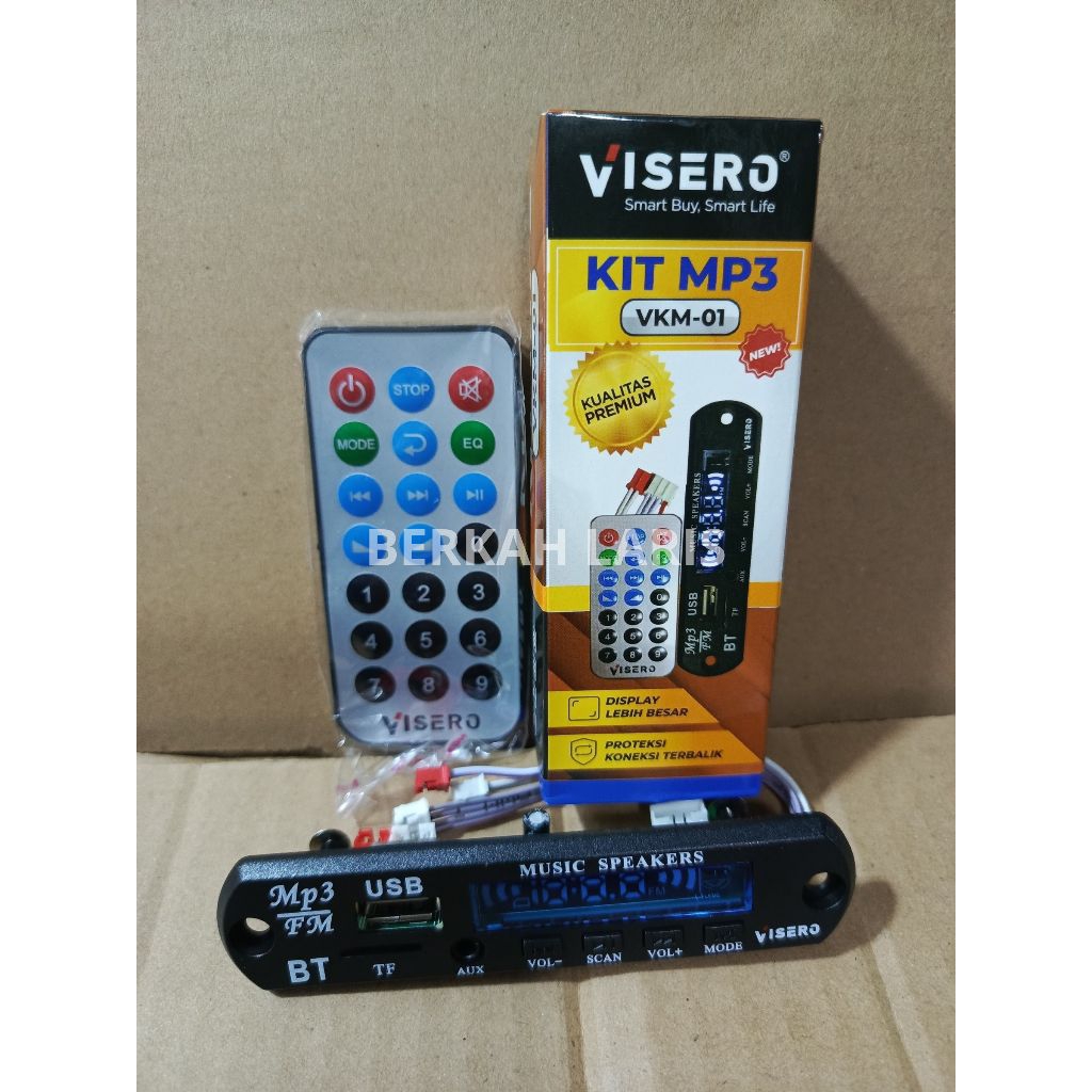 KIT MP3 BLUETOOTH VISERO