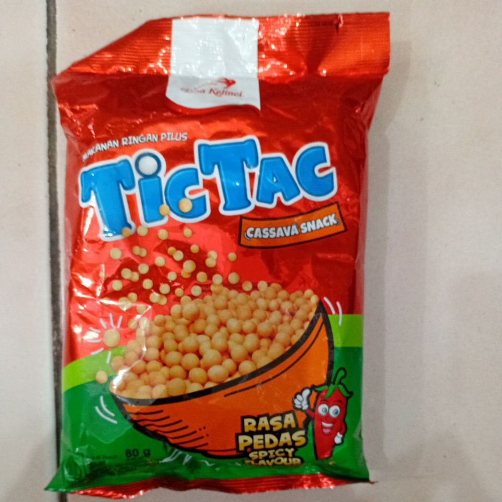 

TicTac Cassava Snack 80gr 1 Bungkus