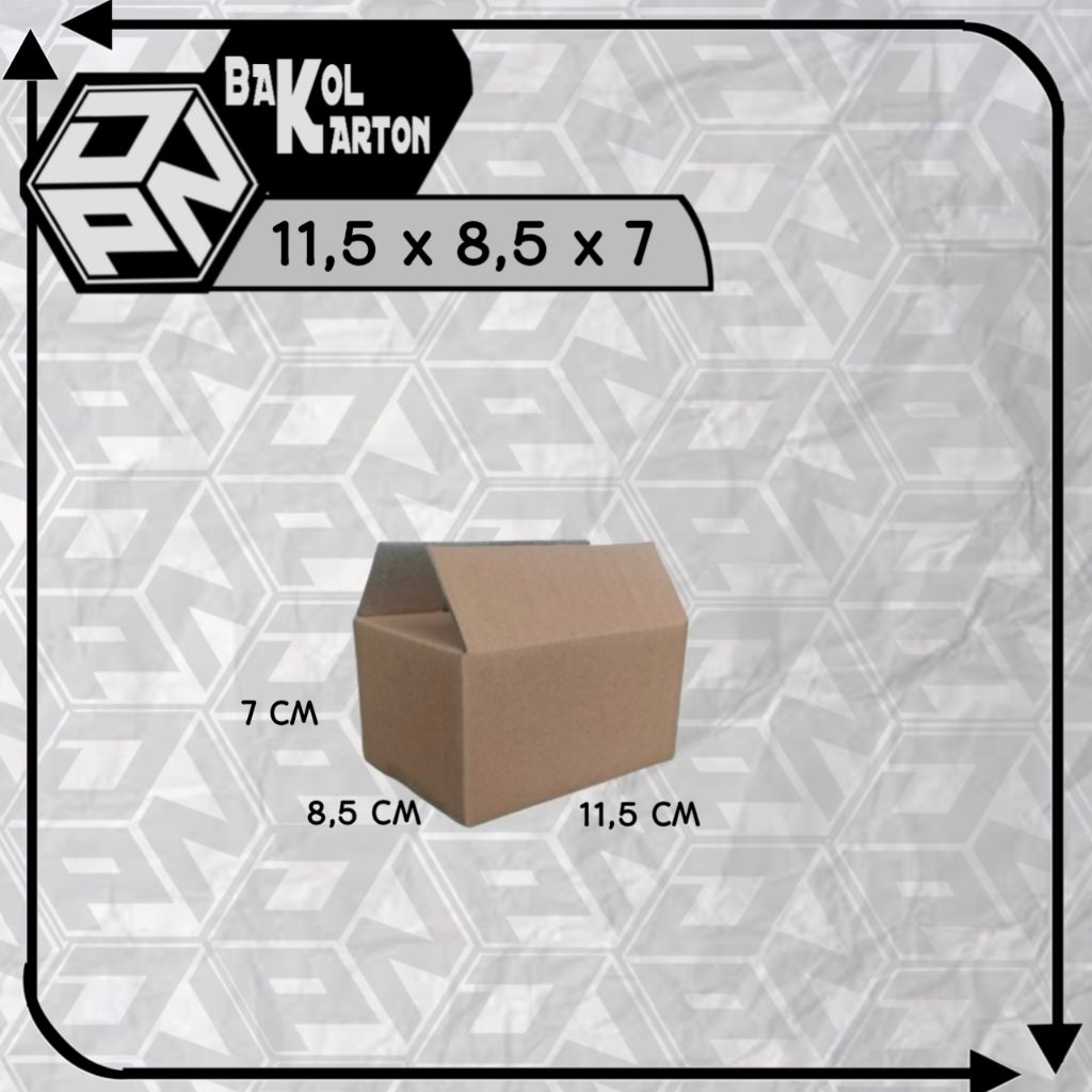 

Kardus Packing 11,5x8,5x7 , Kardus Box polos ,Kardus Packing