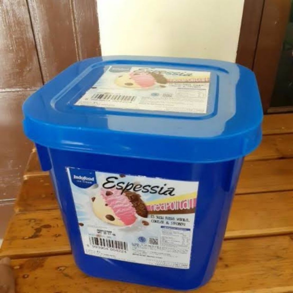 

kaleng bekas es krim indofood
