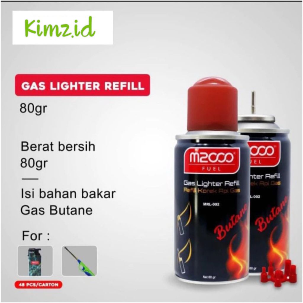 REFILL GAS KOREK API M2000 MRL-002 / REFILL GAS PEMANTIK KOREK API