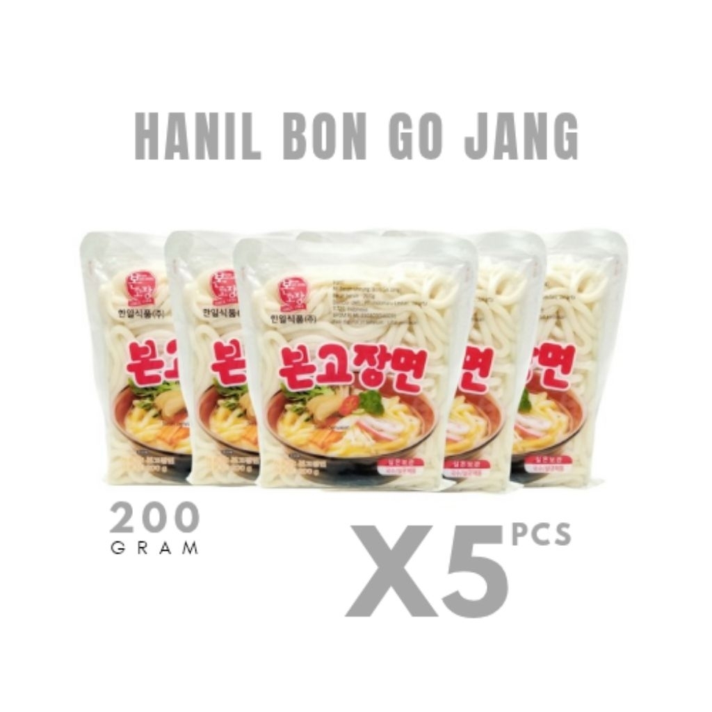 

5pcs hanil bon go Jang 200g / mie basah matang