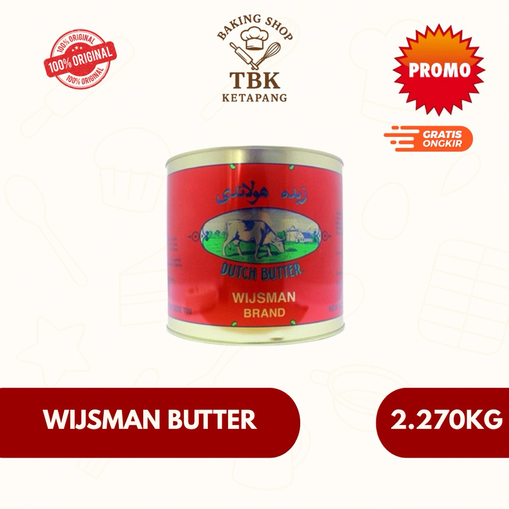 

Wijsman Butter / Mentega Wisman Butter 2.270KG Sedia!