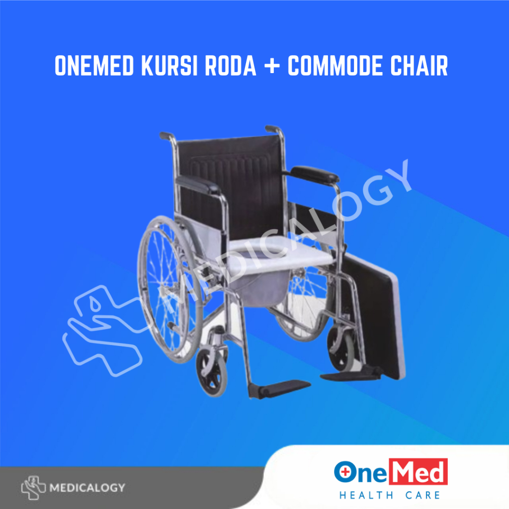 Onemed Kursi Roda + Commode Chair