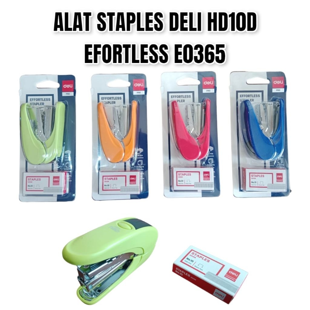 

Alat Stapler Deli Set HD10D Efortless