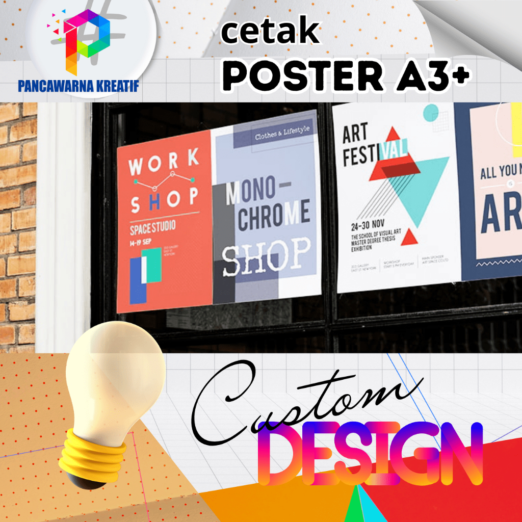 

CETAK POSTER A3+ / BROSUR / FLAYER CUSTOM - MURAH