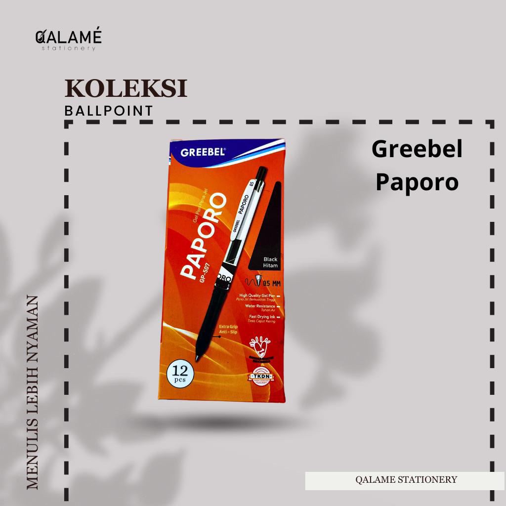 

Ballpoint/Pulpen Greebel Paporo