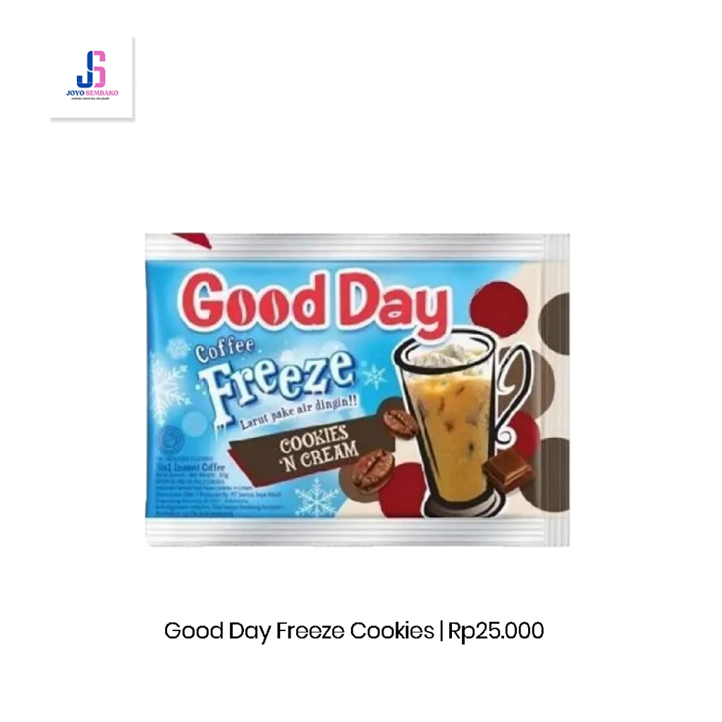 

GOOD DAY FREEZE COOKIES CREAM 10SX30G