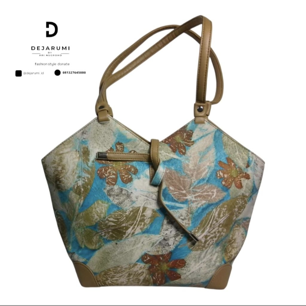 Tas Wanita Kulit Ecoprint