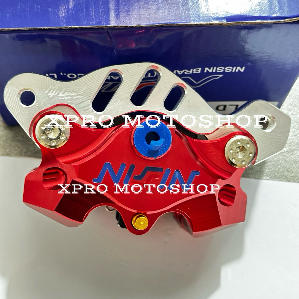 kaliper 2 piston cnc nssn plus breket kaliper belakang pcx 150 lokal pcx 160 lokal