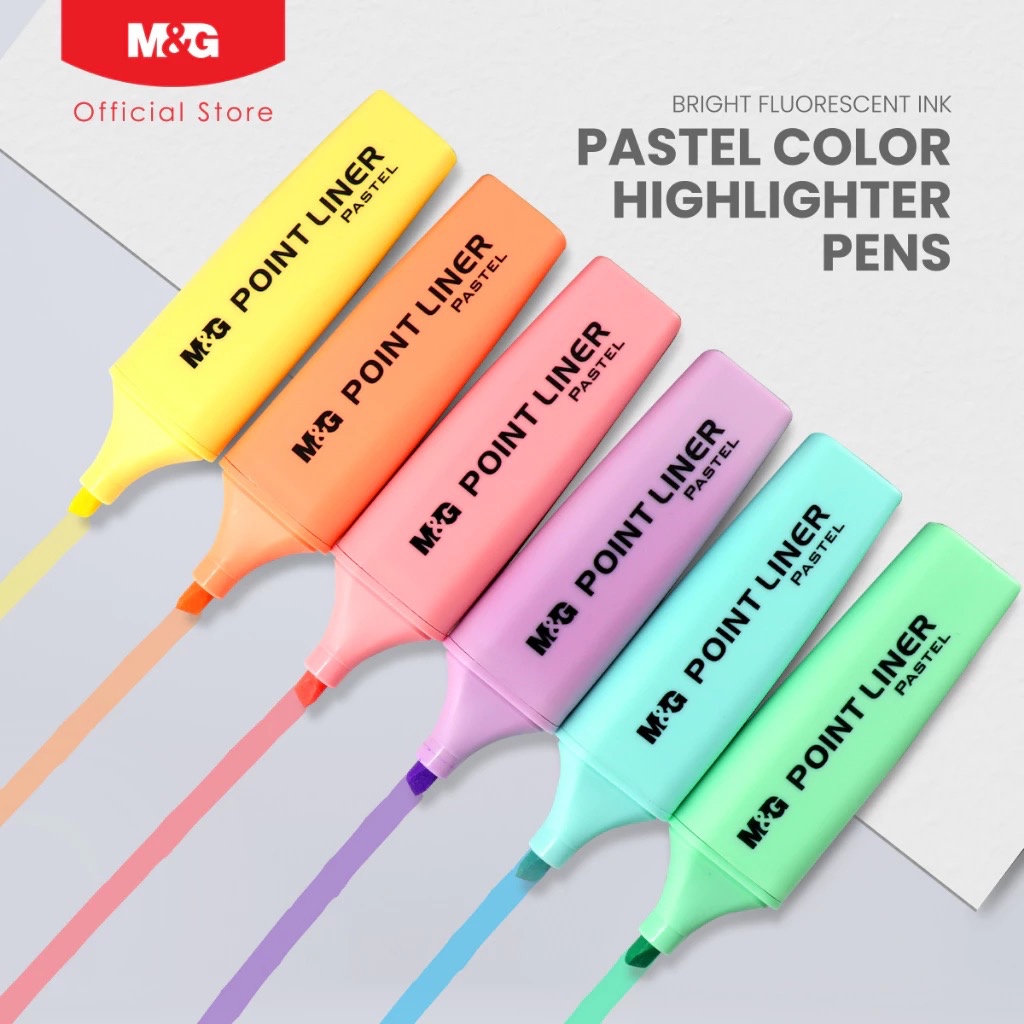 

M&G Highlighter Point Liner Pastel AHM21578
