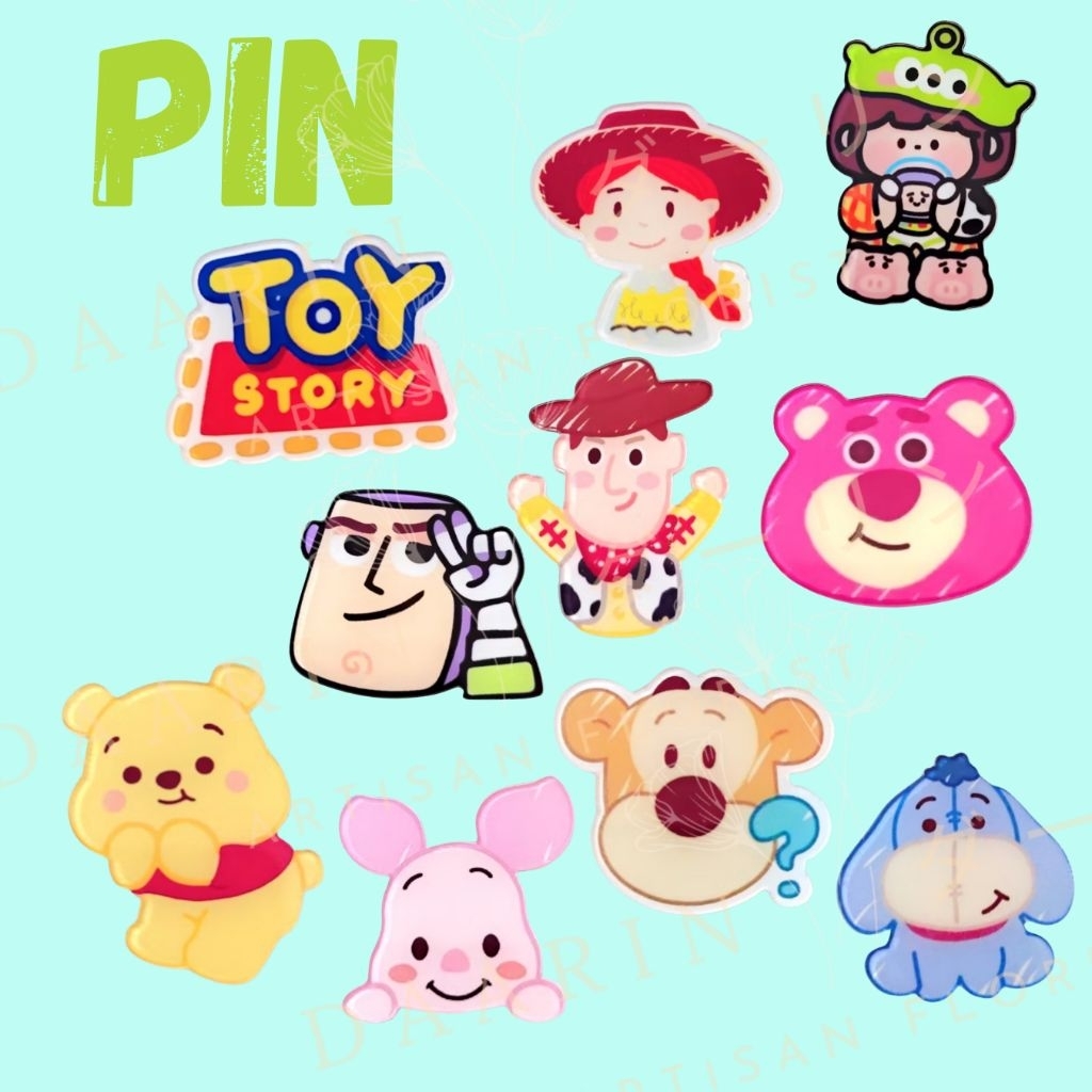 PIN / Bros aksesoris baju DIY Toy Story