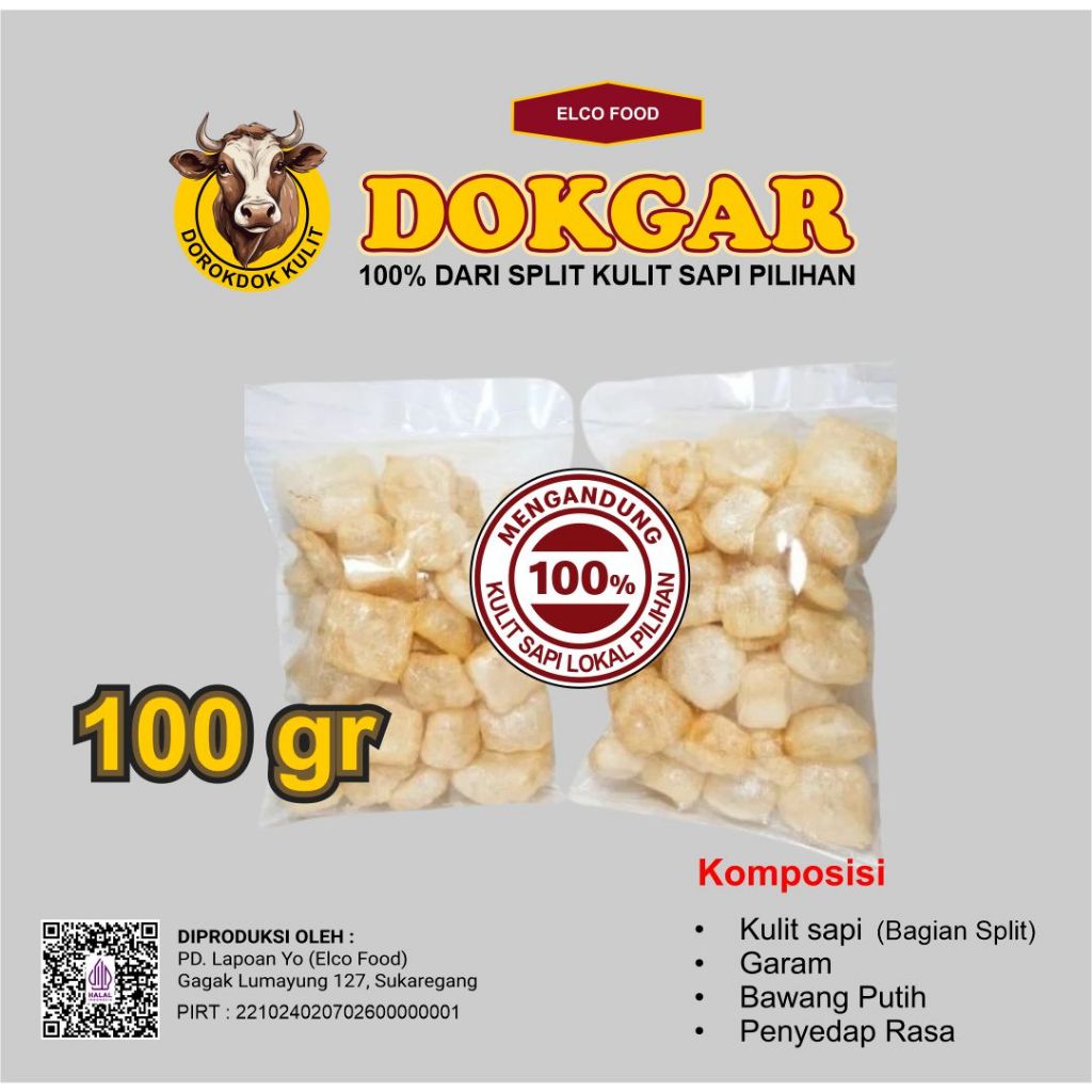 

Kerupuk Rambak Kulit Sapi Premium 100gr – Dorokdok Halal & Gurih - Dokgar
