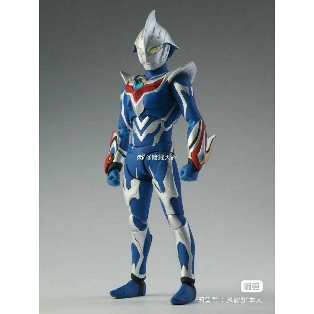 shfiguarts ultraman nexus junis blue (sofubi custom)