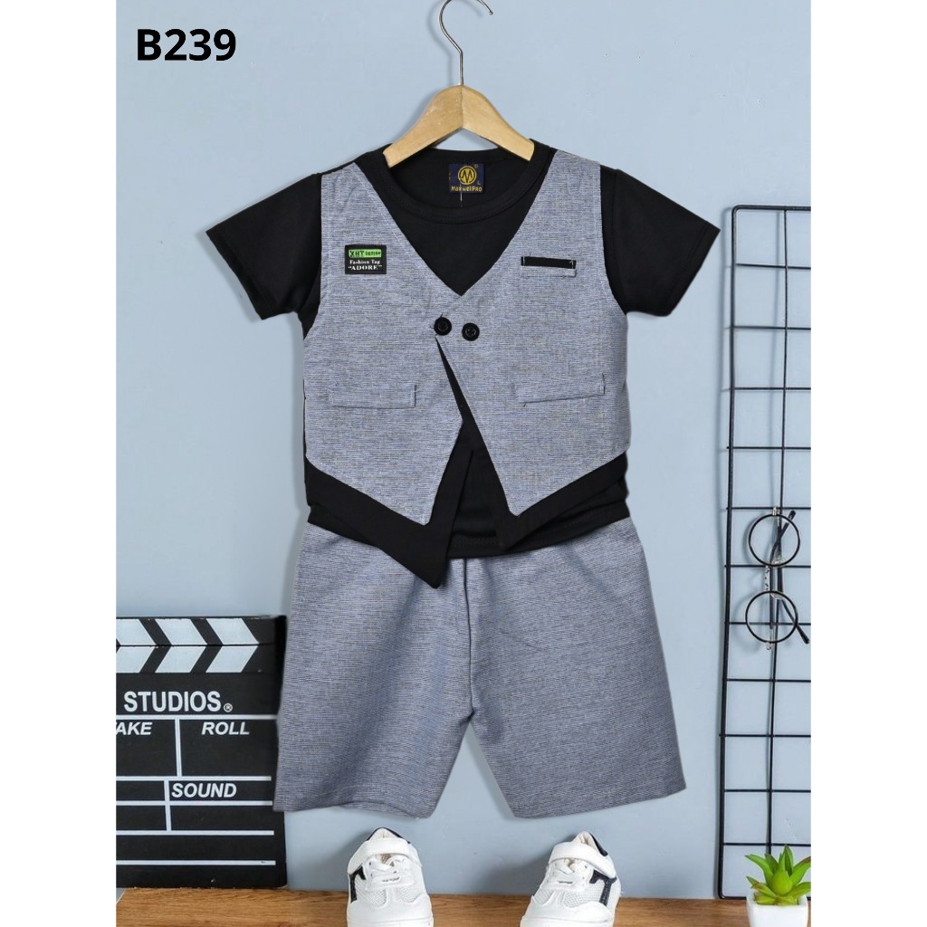 Maxwellpro Setelan Rompi Anak Laki-Laki Marcelano B239