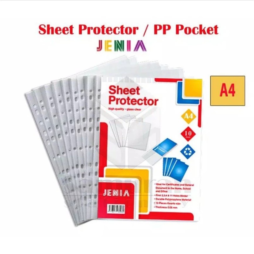 

Sheet Protector F4 Folio Jenia / Clear Protector F4