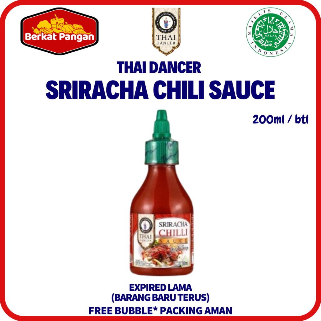 

Thai Dancer Sriracha Chilli Sauce Hot & Spicy 200gr