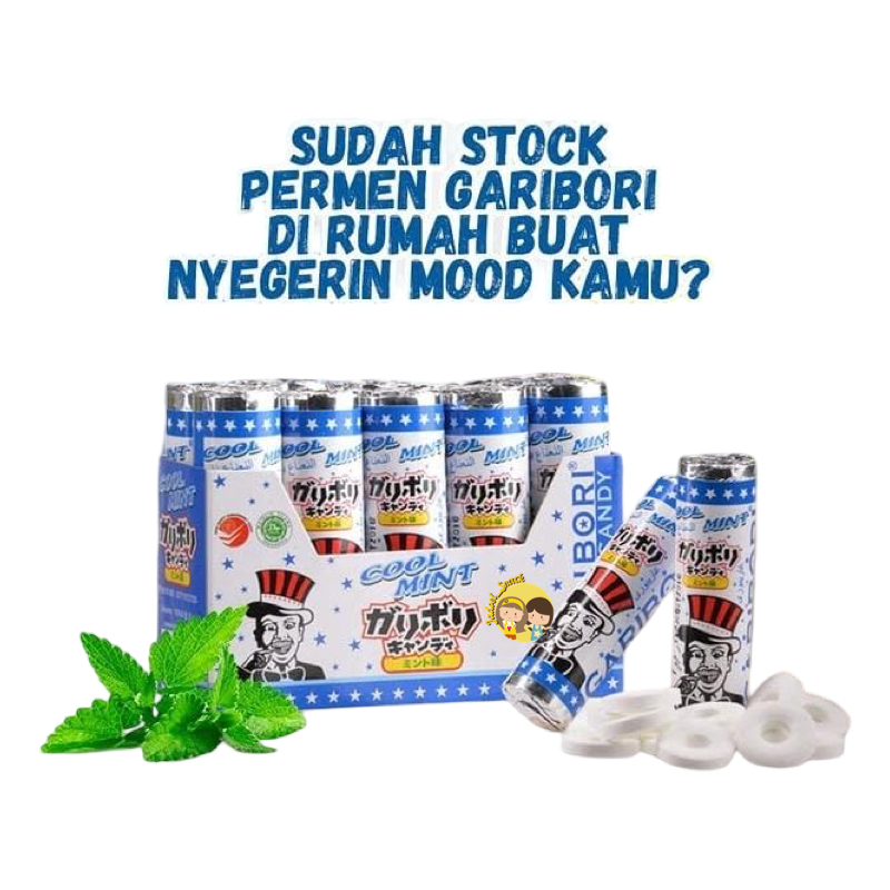 

Permen Garibori 10 X 20 Gr Rasa Mint Permen Darlie Cool Mint Jadul by Jadoel_Snack