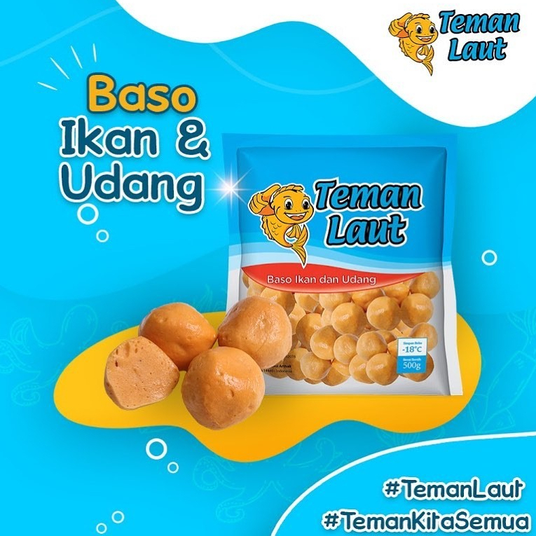 

FROZEN FOOD TEMAN LAUT BAKSO IKAN DAN UDANG 200GR - DISASS JOGJA