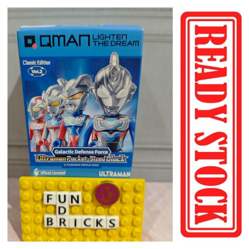 Qman Ultraman Galactic Defense Force Vol 2 Minifigure