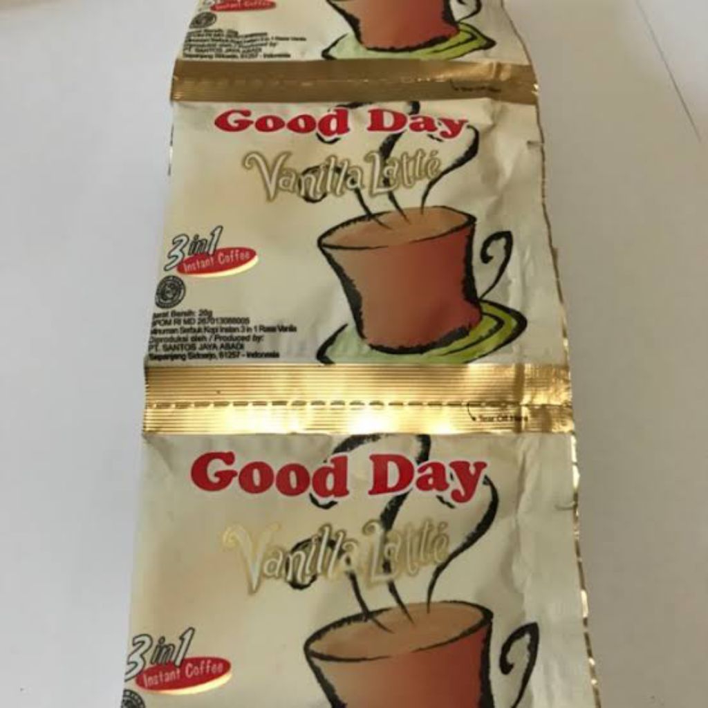 

!! Promo Beli 5 Lebih Hemat kopii Good day Vanilla latte 1 Renteng Isi 10