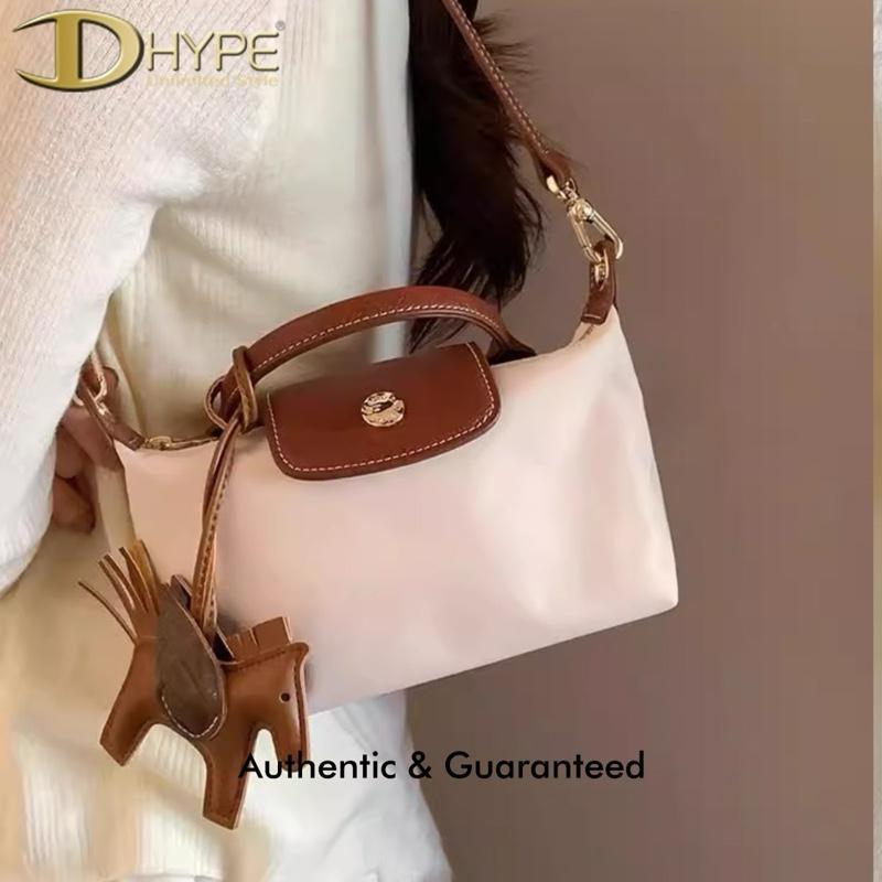 CHIO 2ND NYLON SLING BAG CREAM 100% ORIGINAL